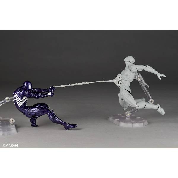 Symbiote Spider-Man (Purple Version)- Revoltech Amazing Yamaguchi - Symbiote