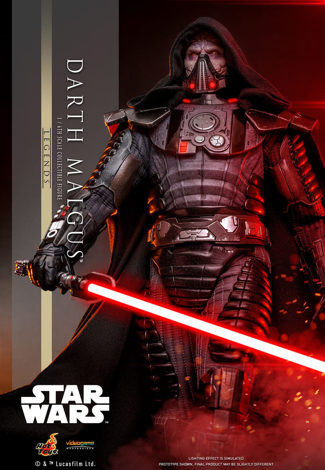 Hot Toys Darth Malgus- Star Wars 1/6 Action Figure