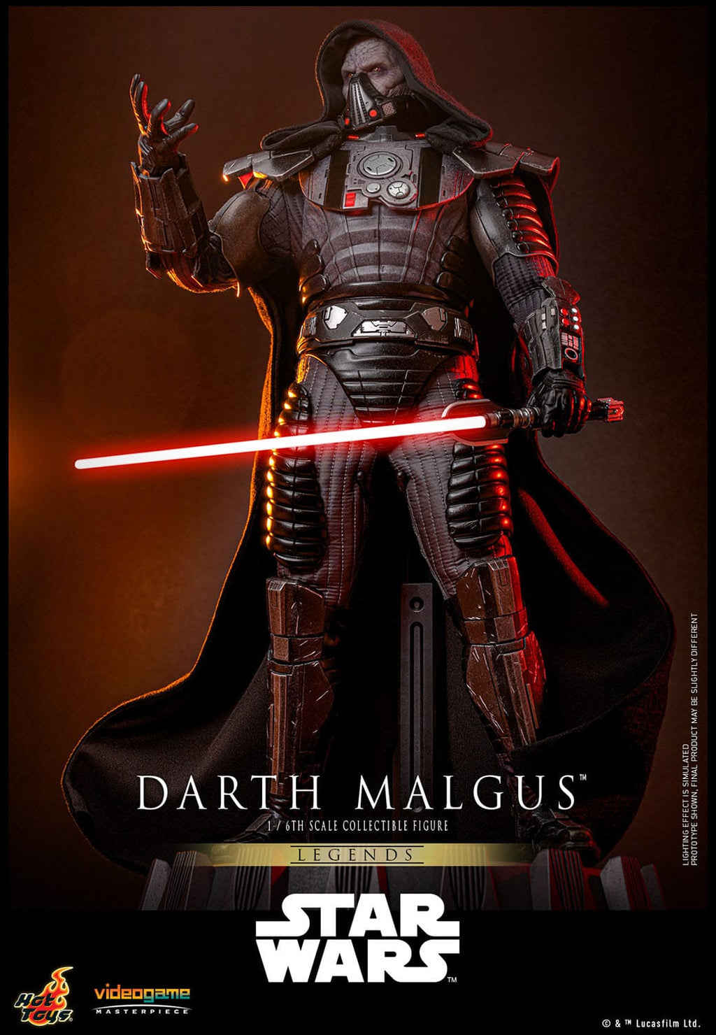 Hot Toys Darth Malgus- Star Wars 1/6 Action Figure