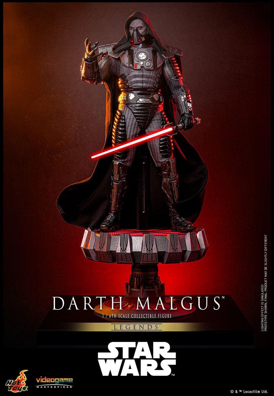 Hot Toys Darth Malgus- Star Wars 1/6 Action Figure