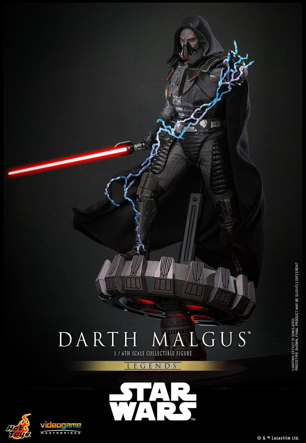Hot Toys Darth Malgus- Star Wars 1/6 Action Figure