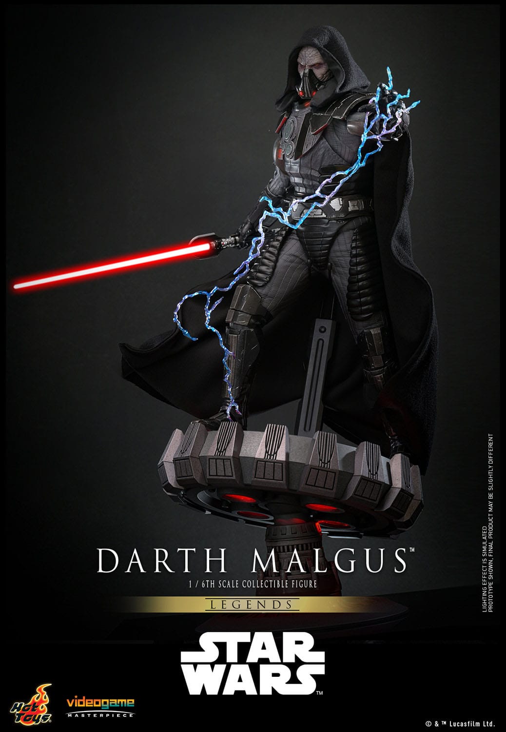 Hot Toys Darth Malgus- Star Wars 1/6 Action Figure