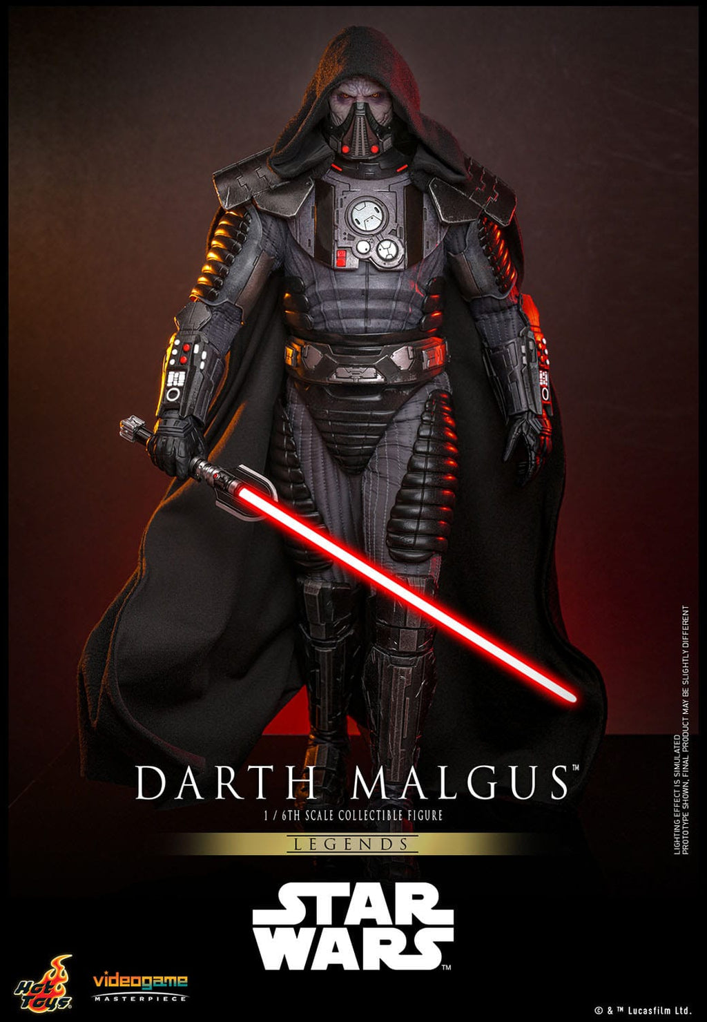 Hot Toys Darth Malgus- Star Wars 1/6 Action Figure