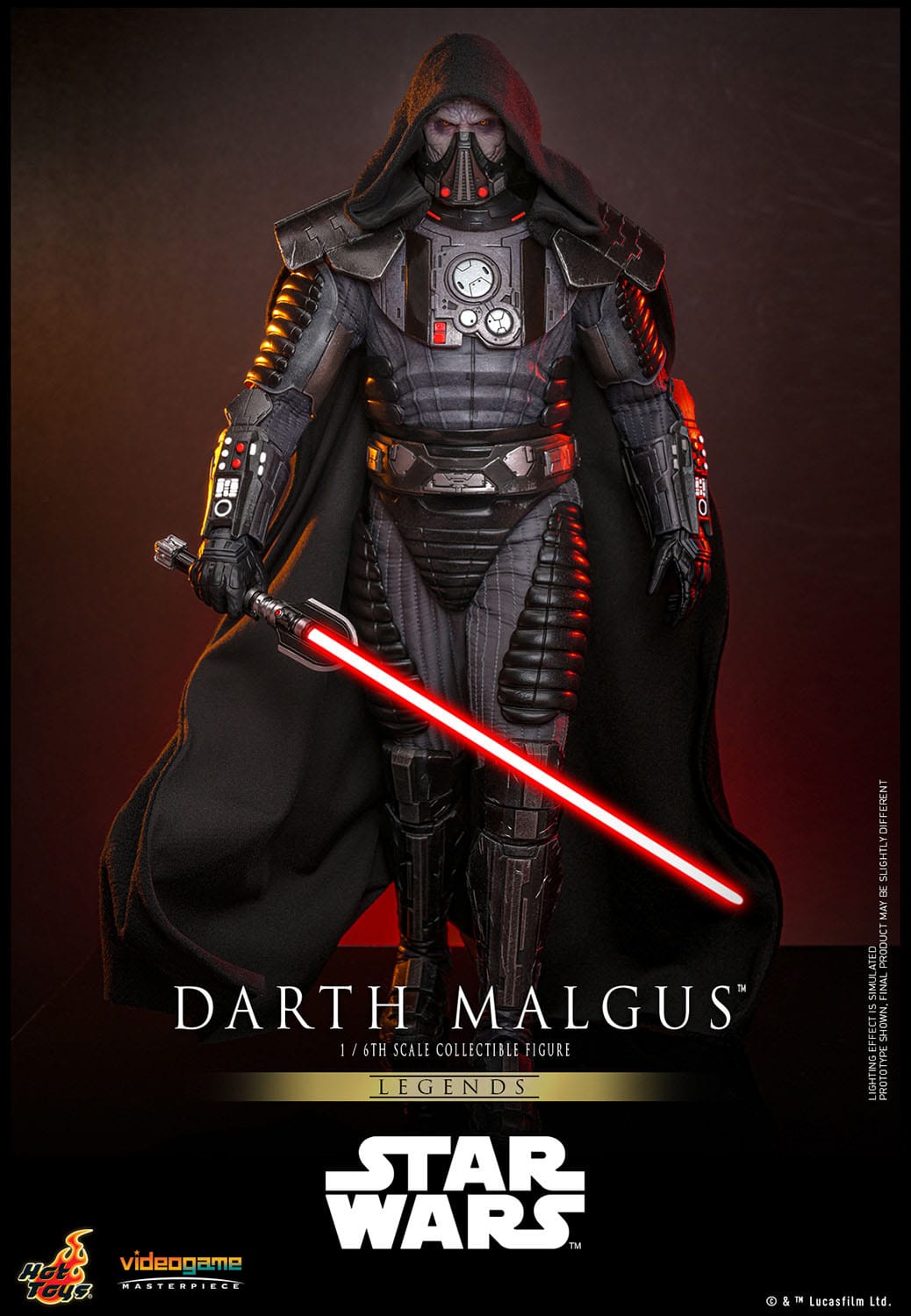 Hot Toys Darth Malgus- Star Wars 1/6 Action Figure