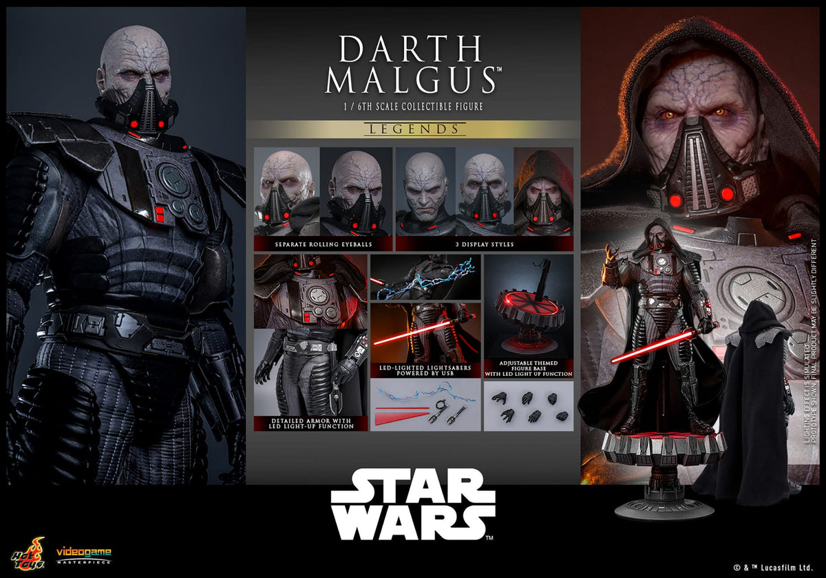 Hot Toys Darth Malgus- Star Wars 1/6 Action Figure