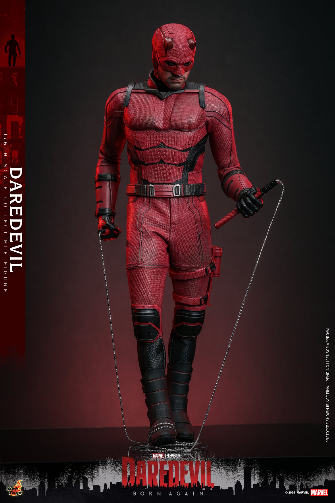 Hot Toys Daredevil: Daredevil Born Again 1/6 Scale Figure