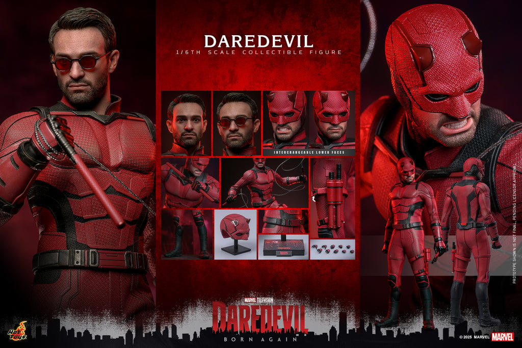 Hot Toys Daredevil: Daredevil Born Again 1/6 Scale Figure