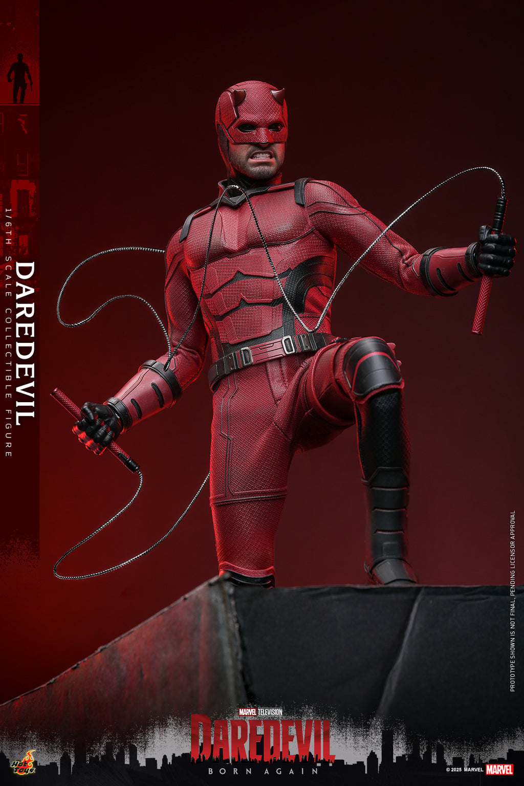Hot Toys Daredevil: Daredevil Born Again 1/6 Scale Figure