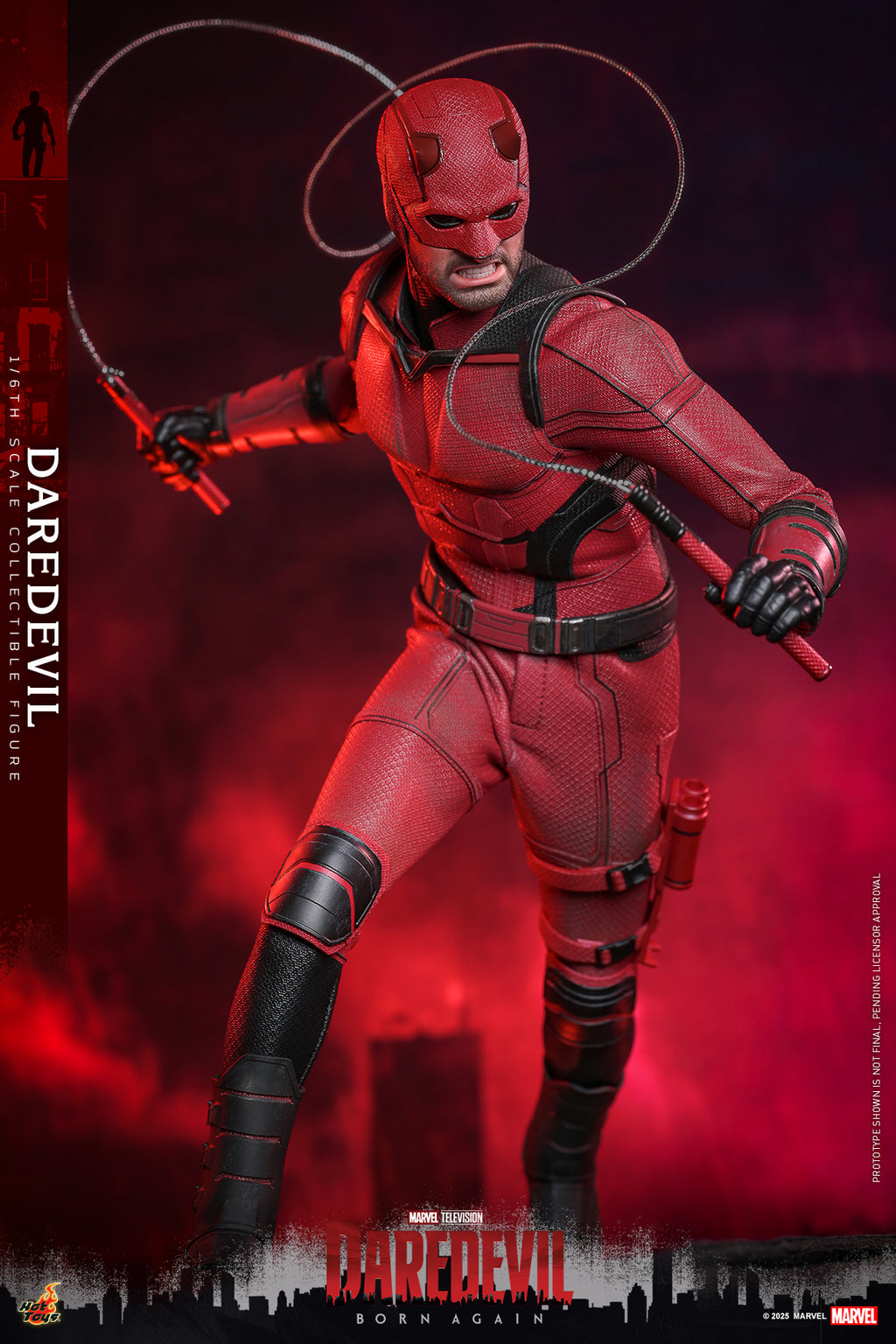 Hot Toys Daredevil: Daredevil Born Again 1/6 Scale Figure