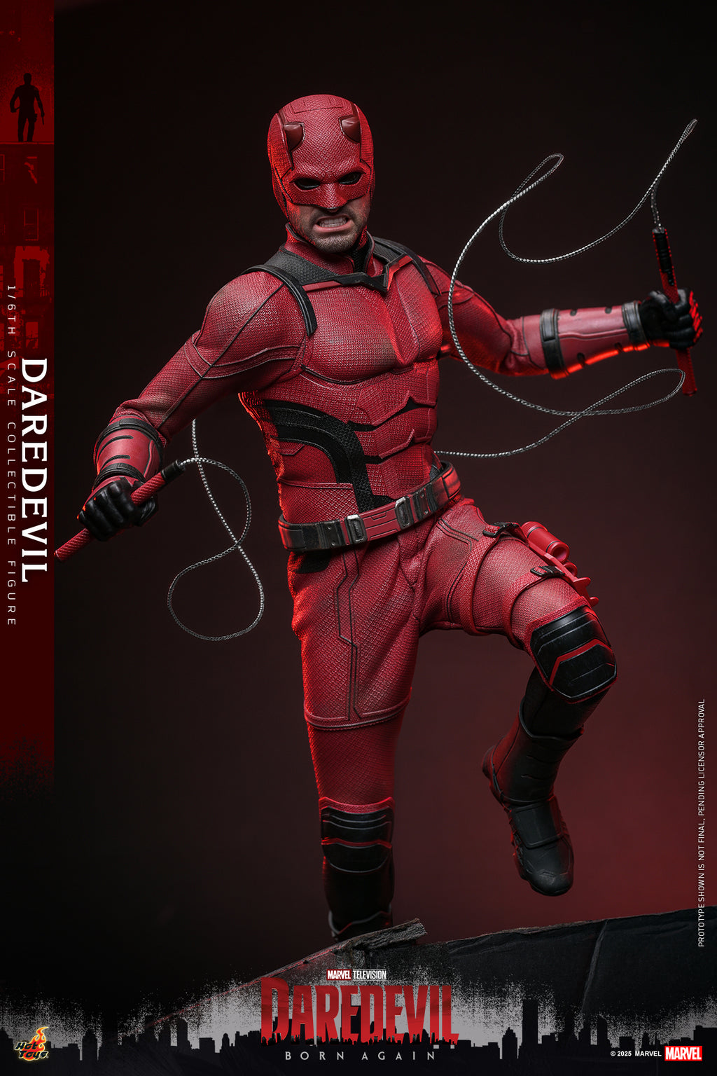 Hot Toys Daredevil: Daredevil Born Again 1/6 Scale Figure