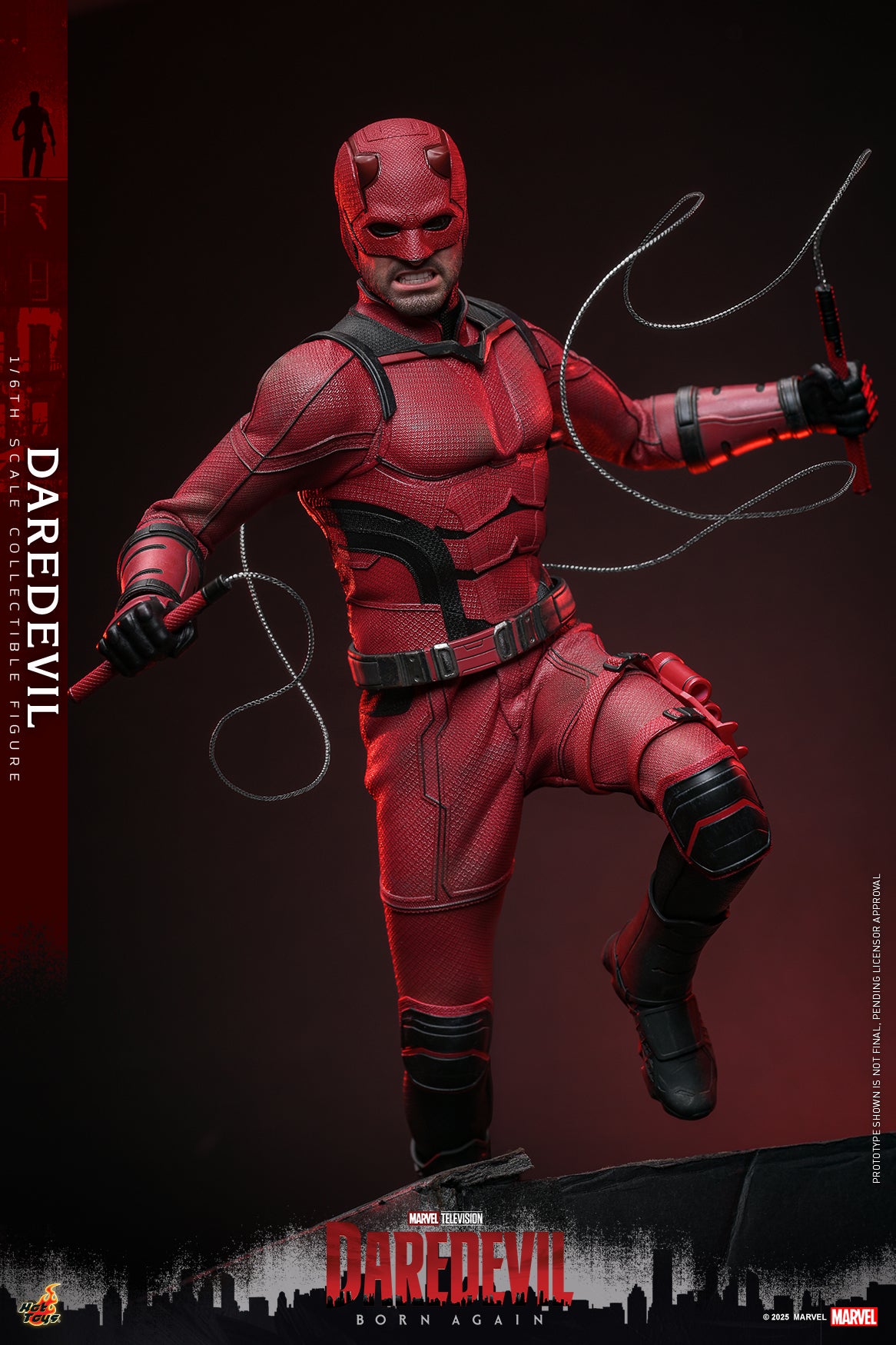 Hot Toys Daredevil: Daredevil Born Again 1/6 Scale Figure