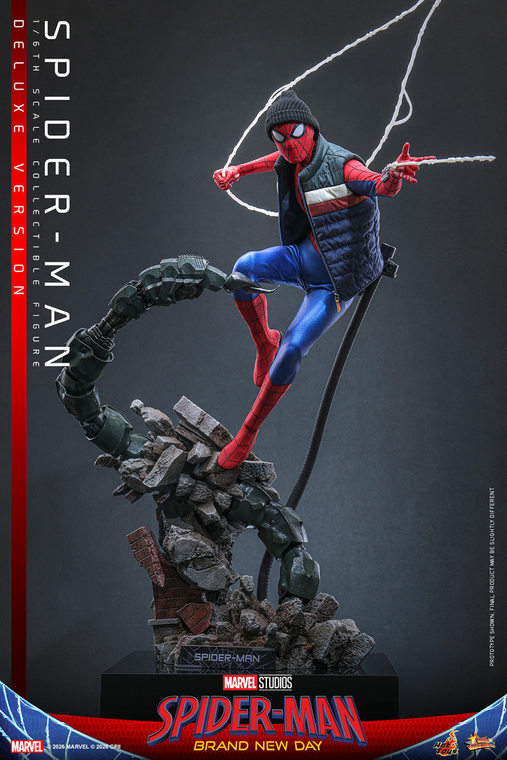 Hot Toys Spider-Man (Deluxe Version) - Spider-Man: Brand New Day 1/6 Scale Action Figure