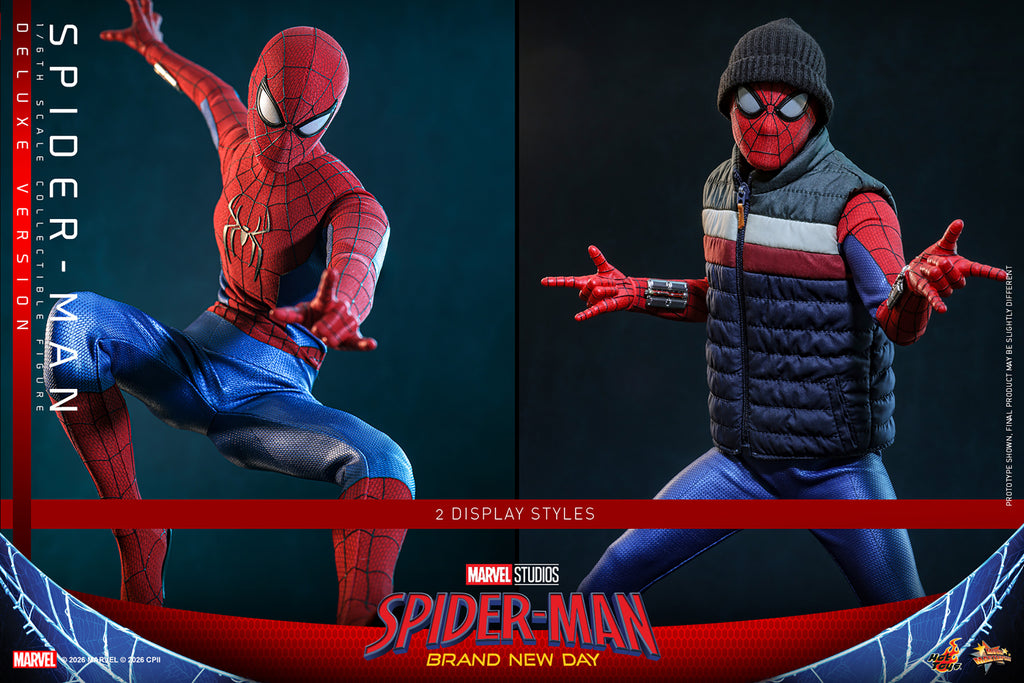 Hot Toys Spider-Man (Deluxe Version) - Spider-Man: Brand New Day 1/6 Scale Action Figure