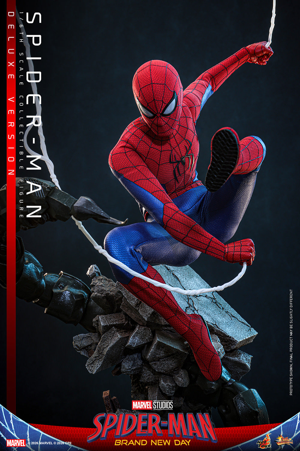 Hot Toys Spider-Man (Deluxe Version) - Spider-Man: Brand New Day 1/6 Scale Action Figure