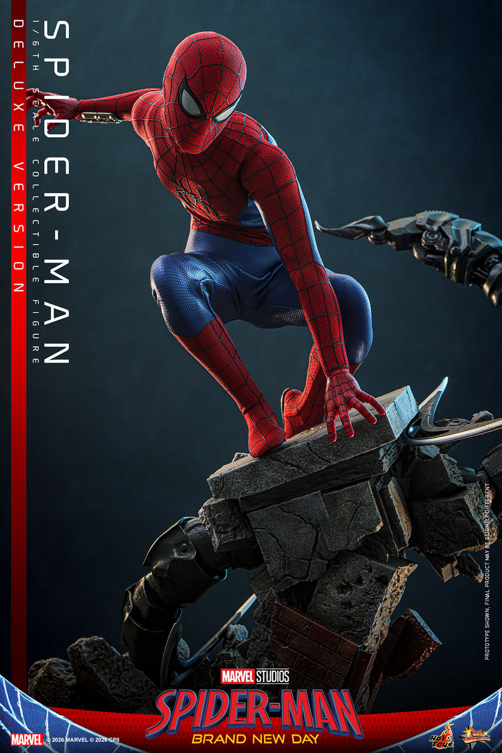 Hot Toys Spider-Man (Deluxe Version) - Spider-Man: Brand New Day 1/6 Scale Action Figure