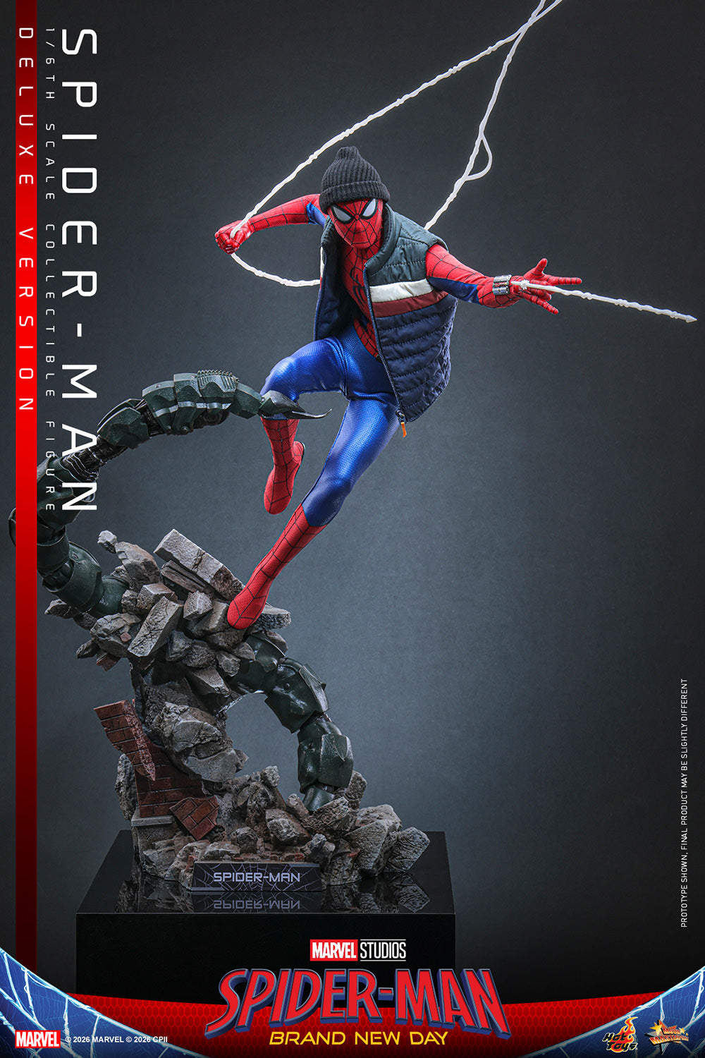 Hot Toys Spider-Man (Deluxe Version) - Spider-Man: Brand New Day 1/6 Scale Action Figure