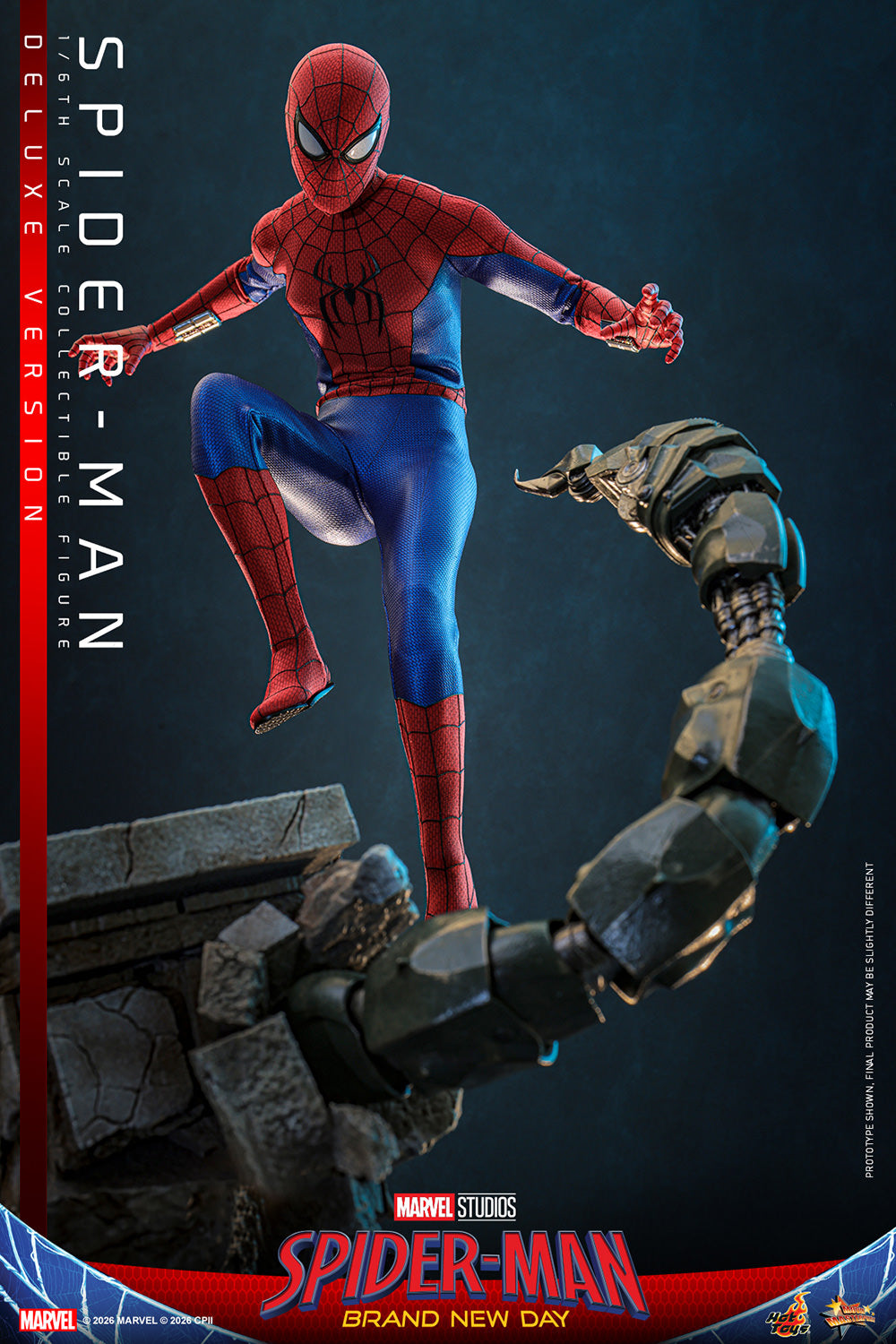 Hot Toys Spider-Man (Deluxe Version) - Spider-Man: Brand New Day 1/6 Scale Action Figure