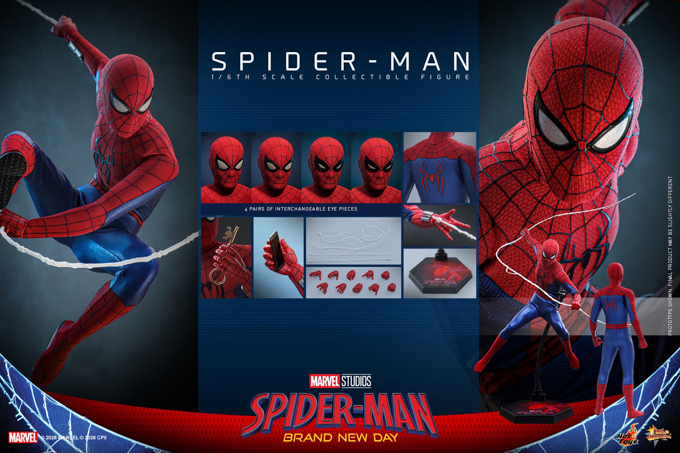 Hot Toys Spider-Man - Spider-Man: Brand New Day 1/6 Scale Action Figure