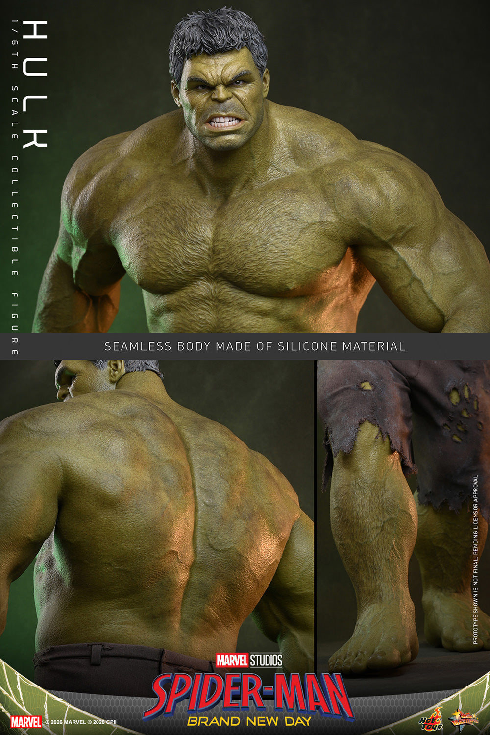 Hot Toys Hulk - Spider-Man: Brand New Day 1/6 Scale Action Figure