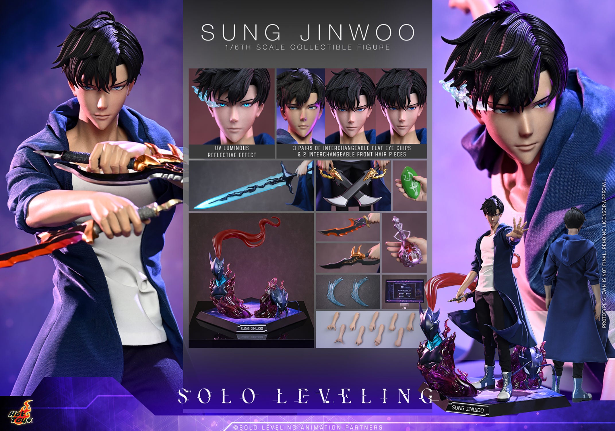 Hot Toys Sung Jinwoo - Solo Leveling 1/6 Action Figure