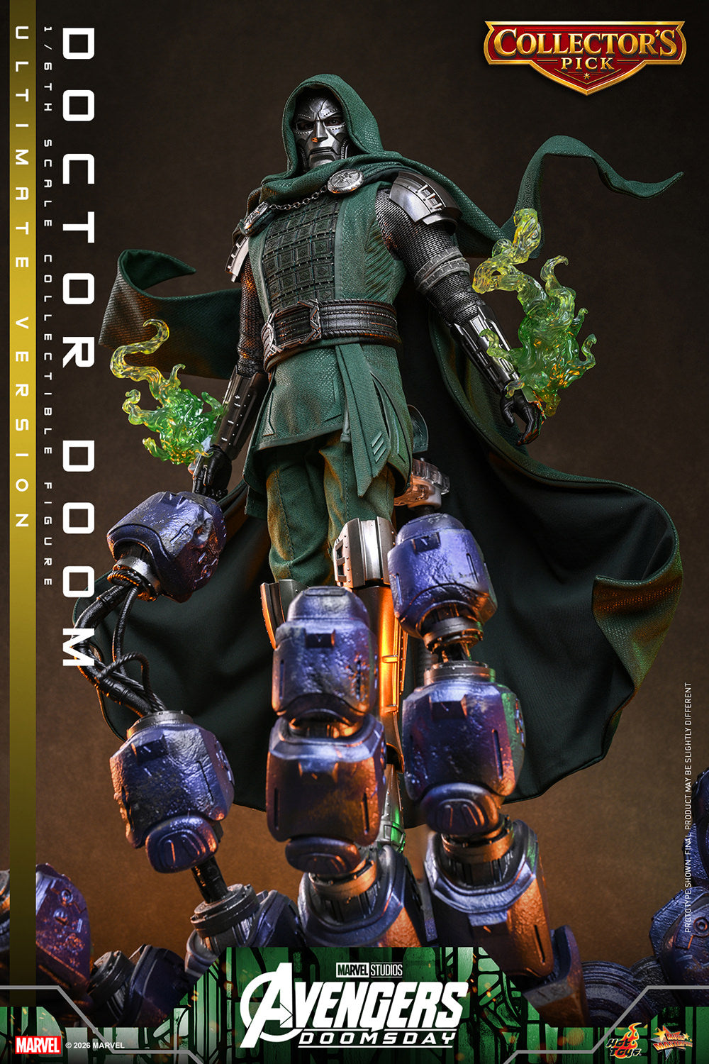 Hot Toys Doctor Doom (Ultimate) - Avengers Doomsday 1/6 Action Figure