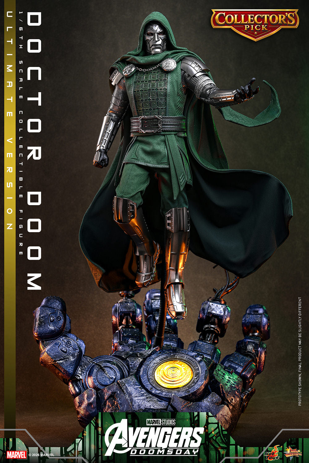 Hot Toys Doctor Doom (Ultimate) - Avengers Doomsday 1/6 Action Figure