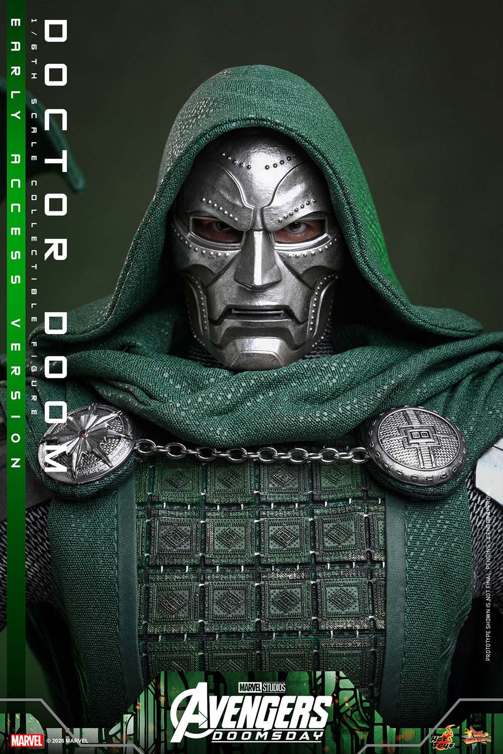 Hot Toys Doctor Doom - Avengers Doomsday 1/6 Action Figure