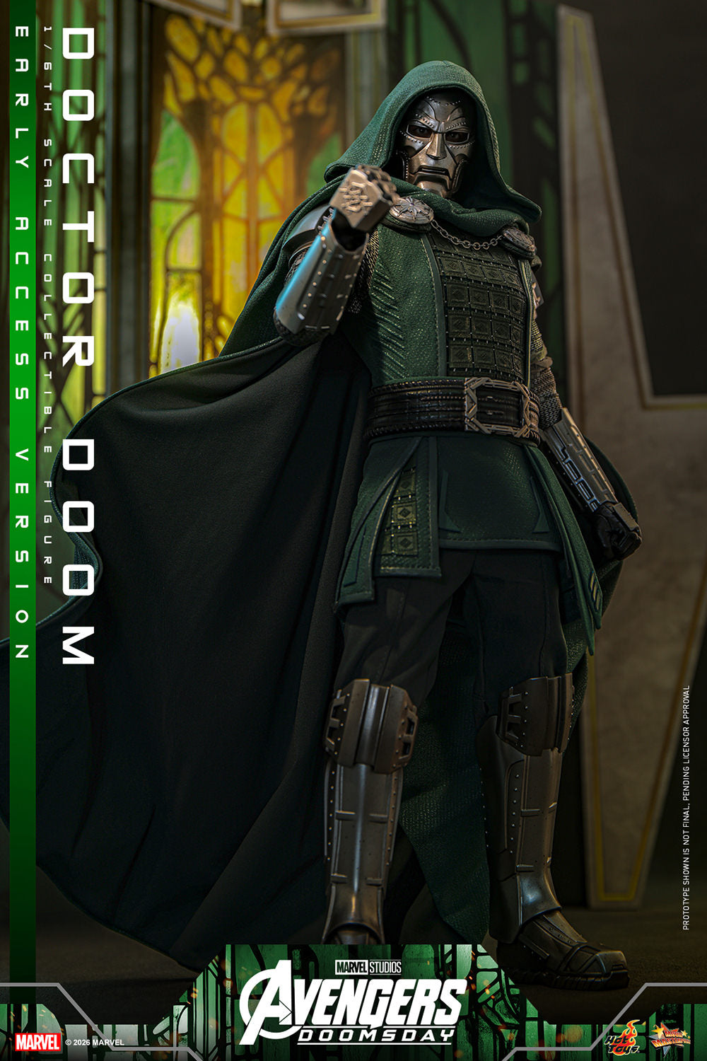 Hot Toys Doctor Doom - Avengers Doomsday 1/6 Action Figure