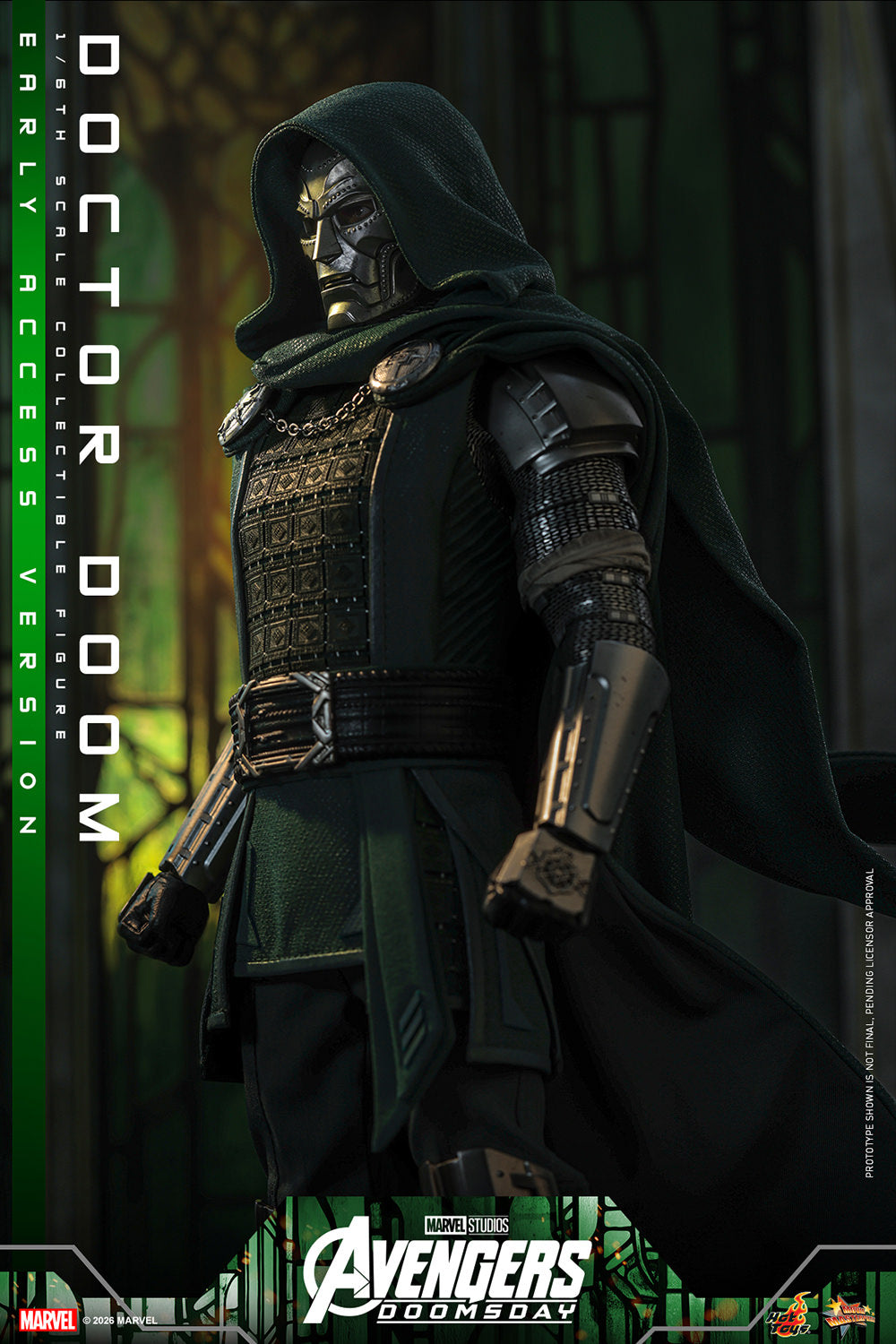 Hot Toys Doctor Doom - Avengers Doomsday 1/6 Action Figure