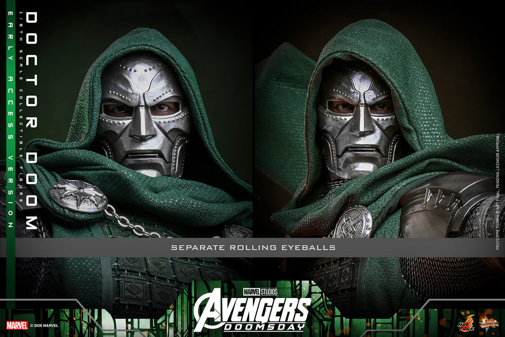 Hot Toys Doctor Doom - Avengers Doomsday 1/6 Action Figure