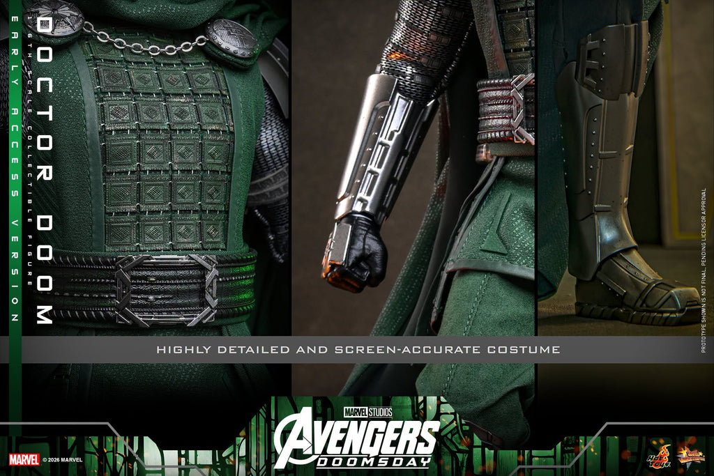 Hot Toys Doctor Doom - Avengers Doomsday 1/6 Action Figure
