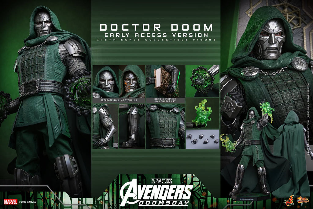 Hot Toys Doctor Doom - Avengers Doomsday 1/6 Action Figure