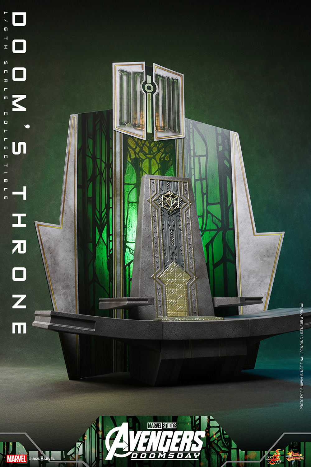 Hot Toys Doom's Throne - Avengers Doomsday 1/6 Action Figure