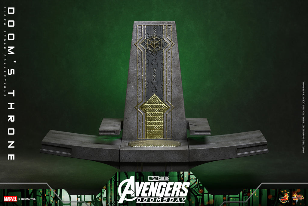 Hot Toys Doom's Throne - Avengers Doomsday 1/6 Action Figure