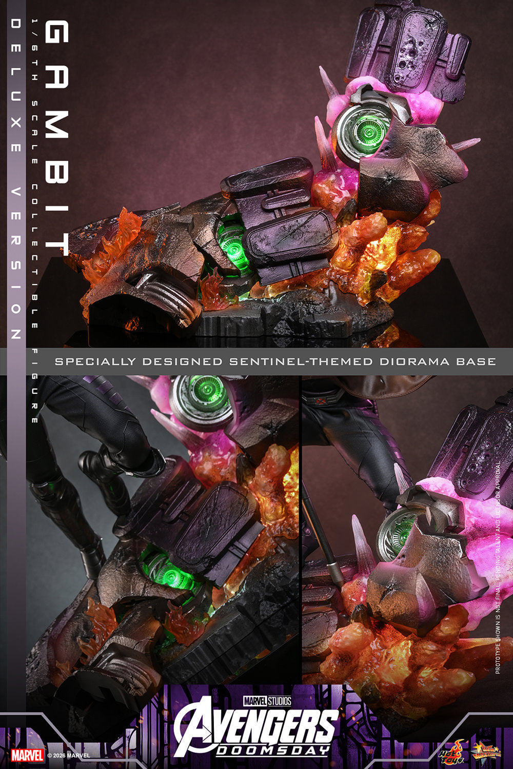 Hot Toys Gambit (Deluxe) - Avengers Doomsday 1/6 Action