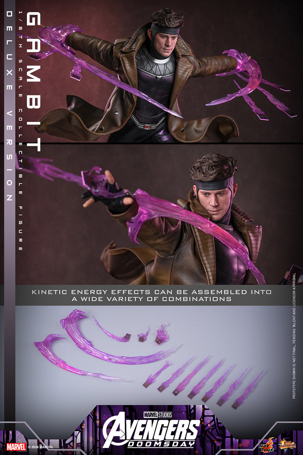 Hot Toys Gambit (Deluxe) - Avengers Doomsday 1/6 Action