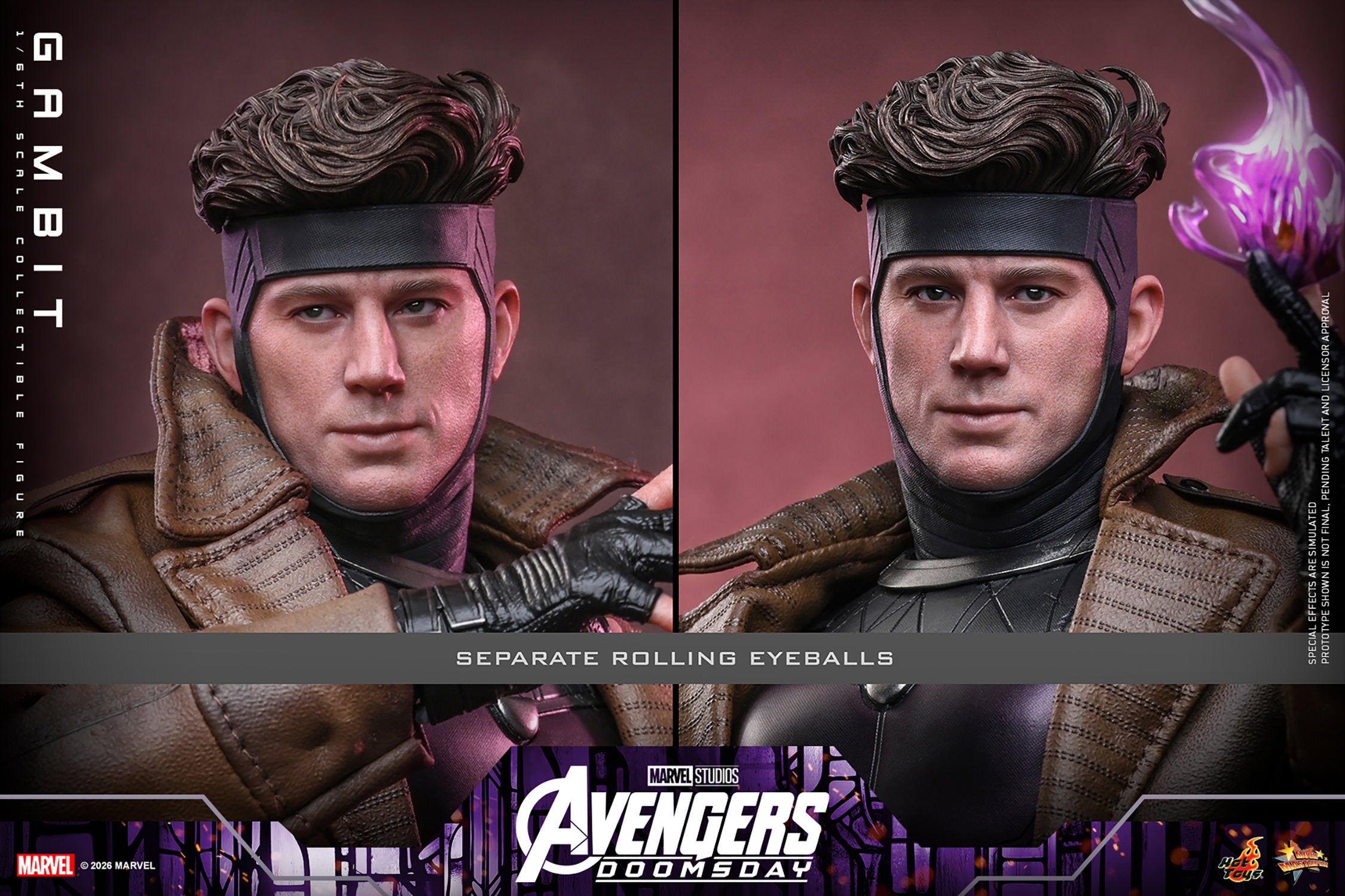 Hot Toys Gambit - Avengers Doomsday 1/6 Action Figure