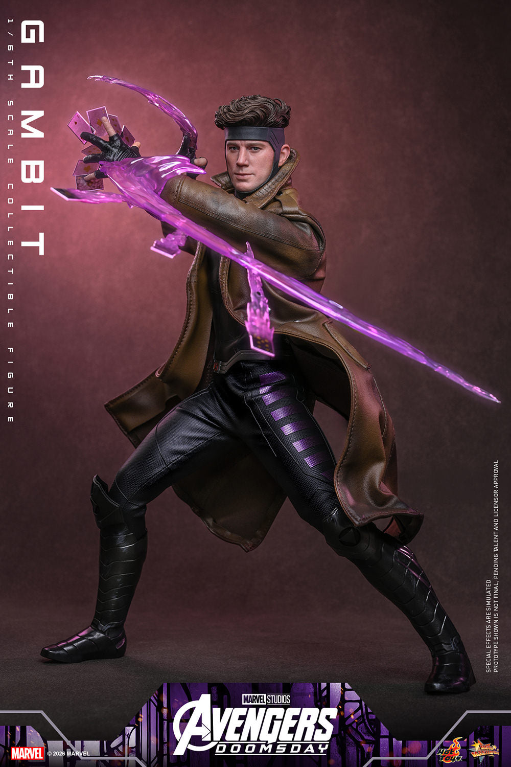 Hot Toys Gambit - Avengers Doomsday 1/6 Action Figure