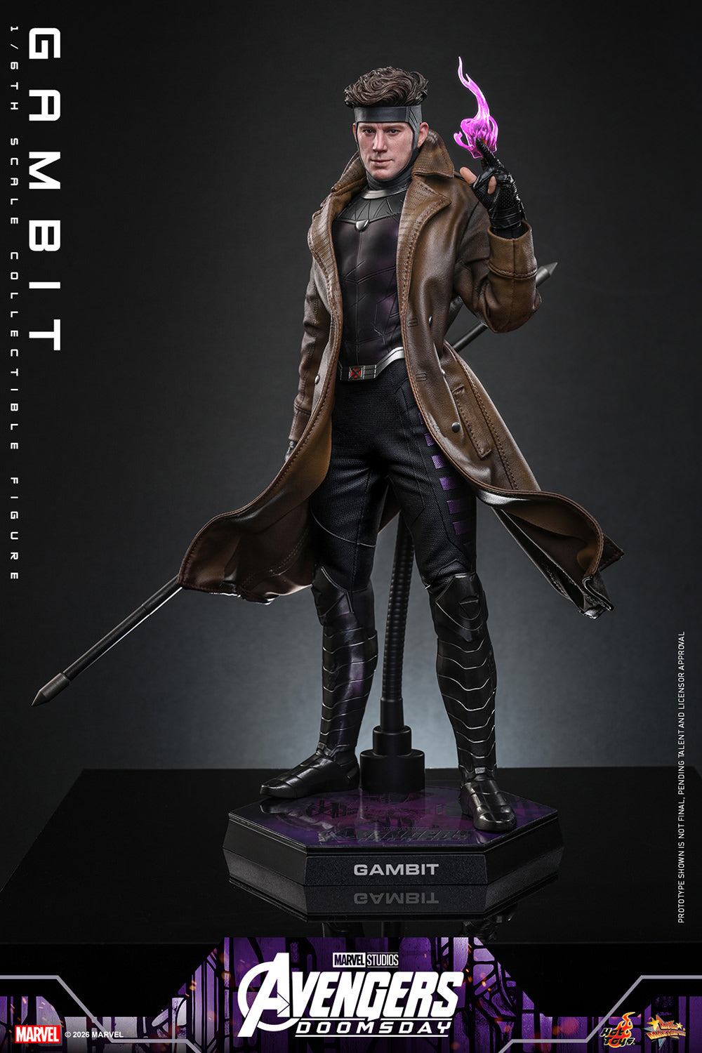 Hot Toys Gambit - Avengers Doomsday 1/6 Action Figure