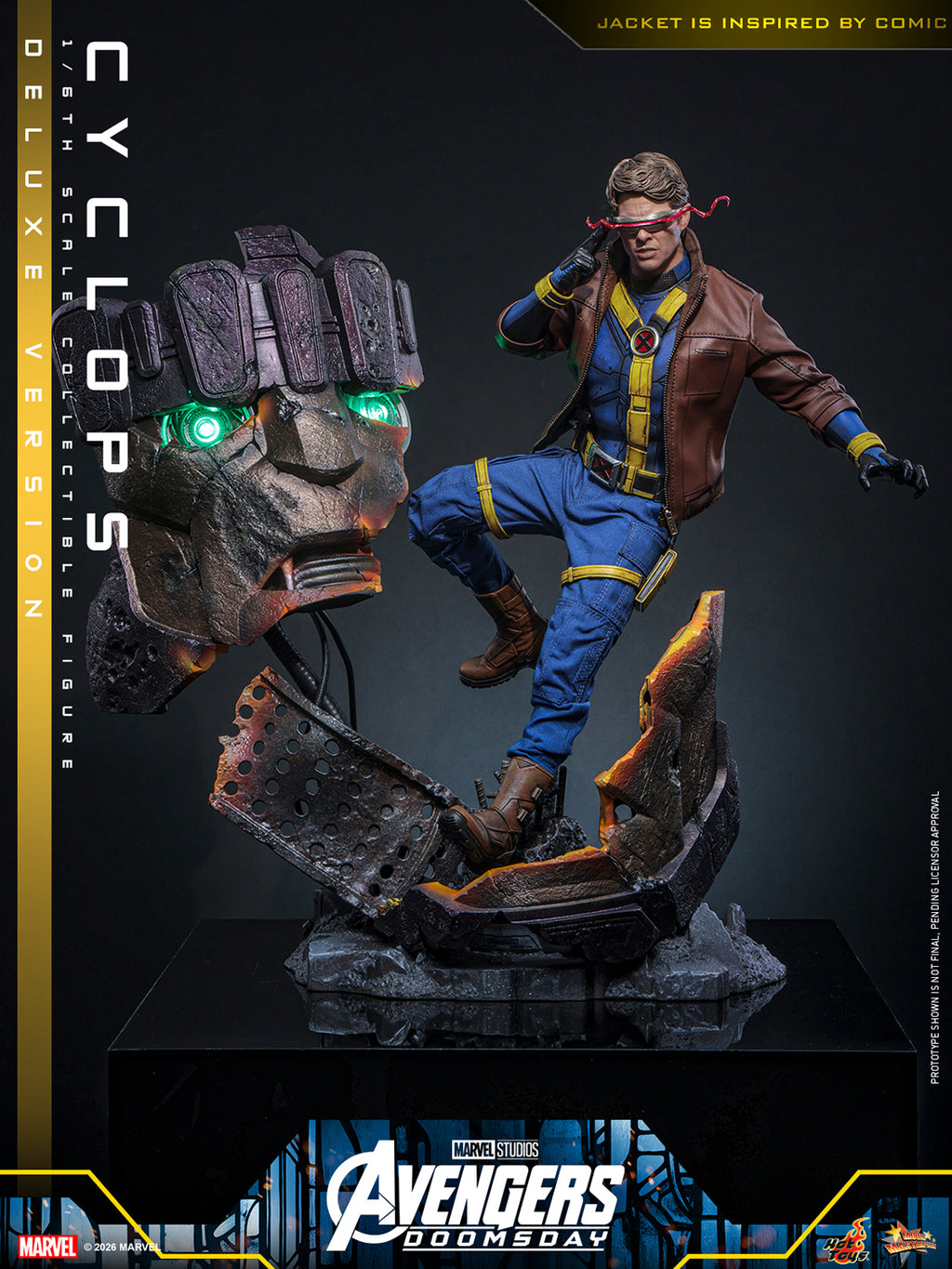 Hot Toys Cyclops (Deluxe) - Avengers Doomsday 1/6 Scale Action Figure
