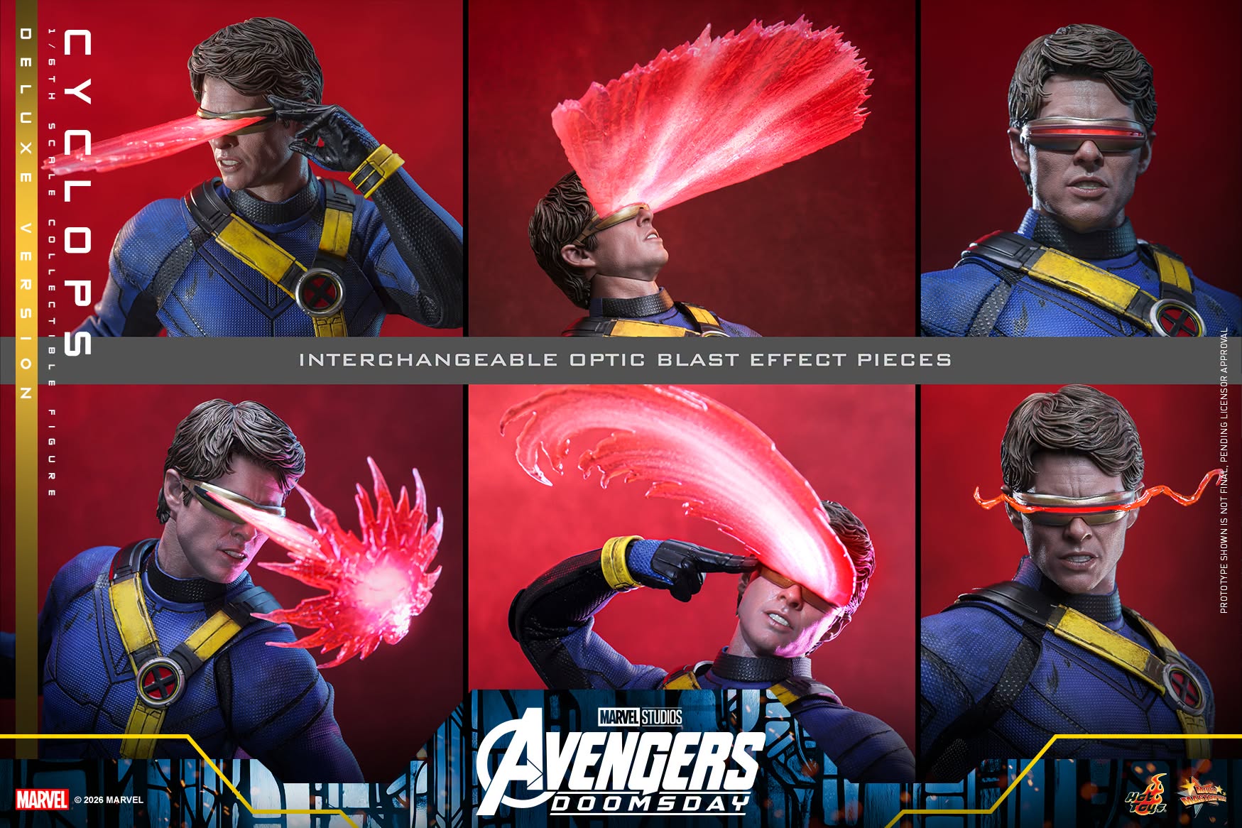 Hot Toys Cyclops (Deluxe) - Avengers Doomsday 1/6 Scale Action Figure