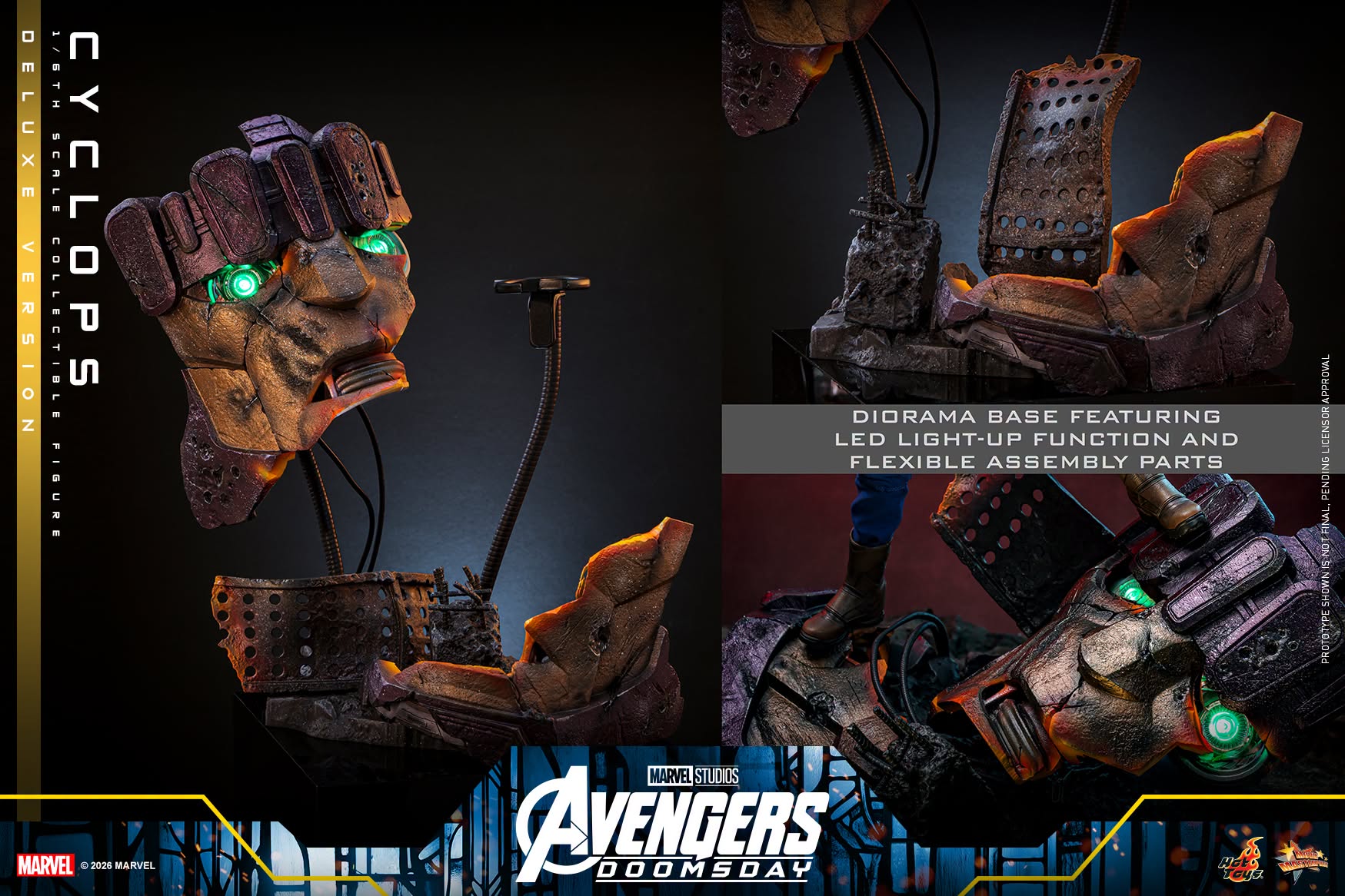 Hot Toys Cyclops (Deluxe) - Avengers Doomsday 1/6 Scale Action Figure