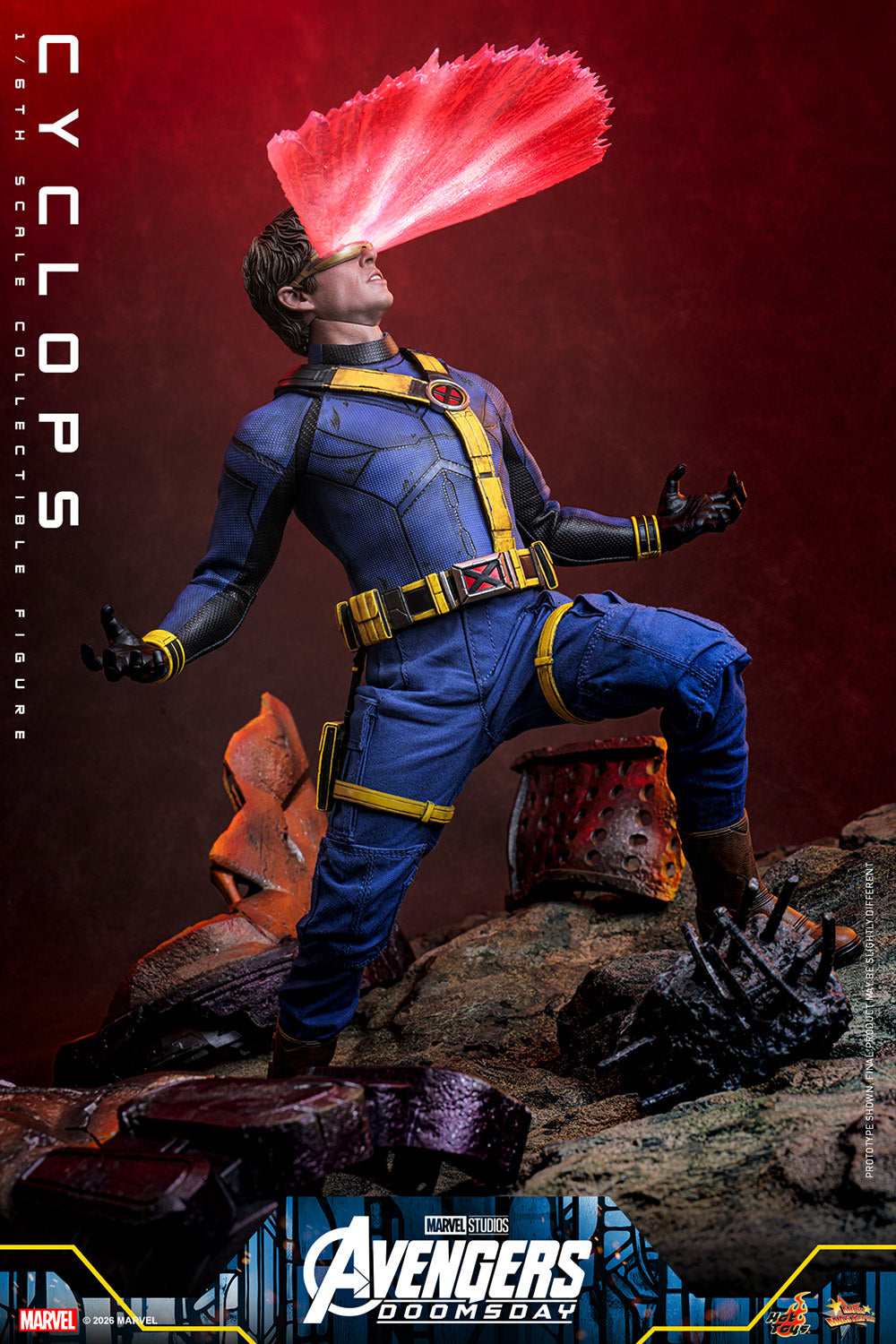Hot Toys Cyclops- Avengers Doomsday 1/6 Scale Action Figure