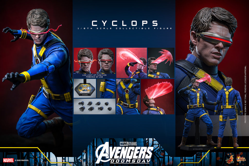 Hot Toys Cyclops- Avengers Doomsday 1/6 Scale Action Figure