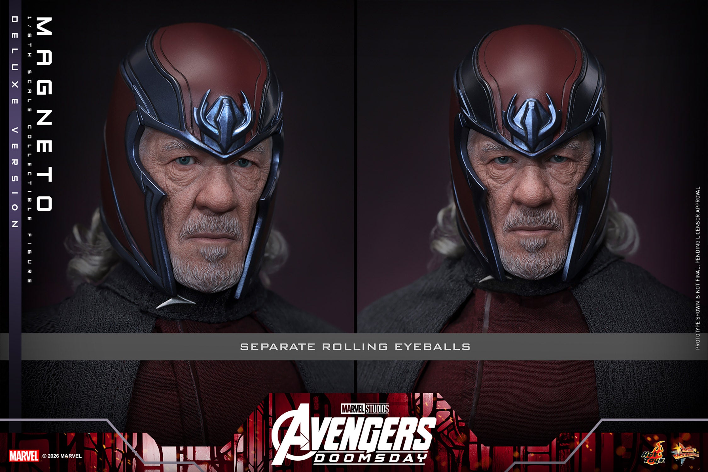 Hot Toys Magneto (Deluxe) - Avengers Doomsday 1/6 Action Figure