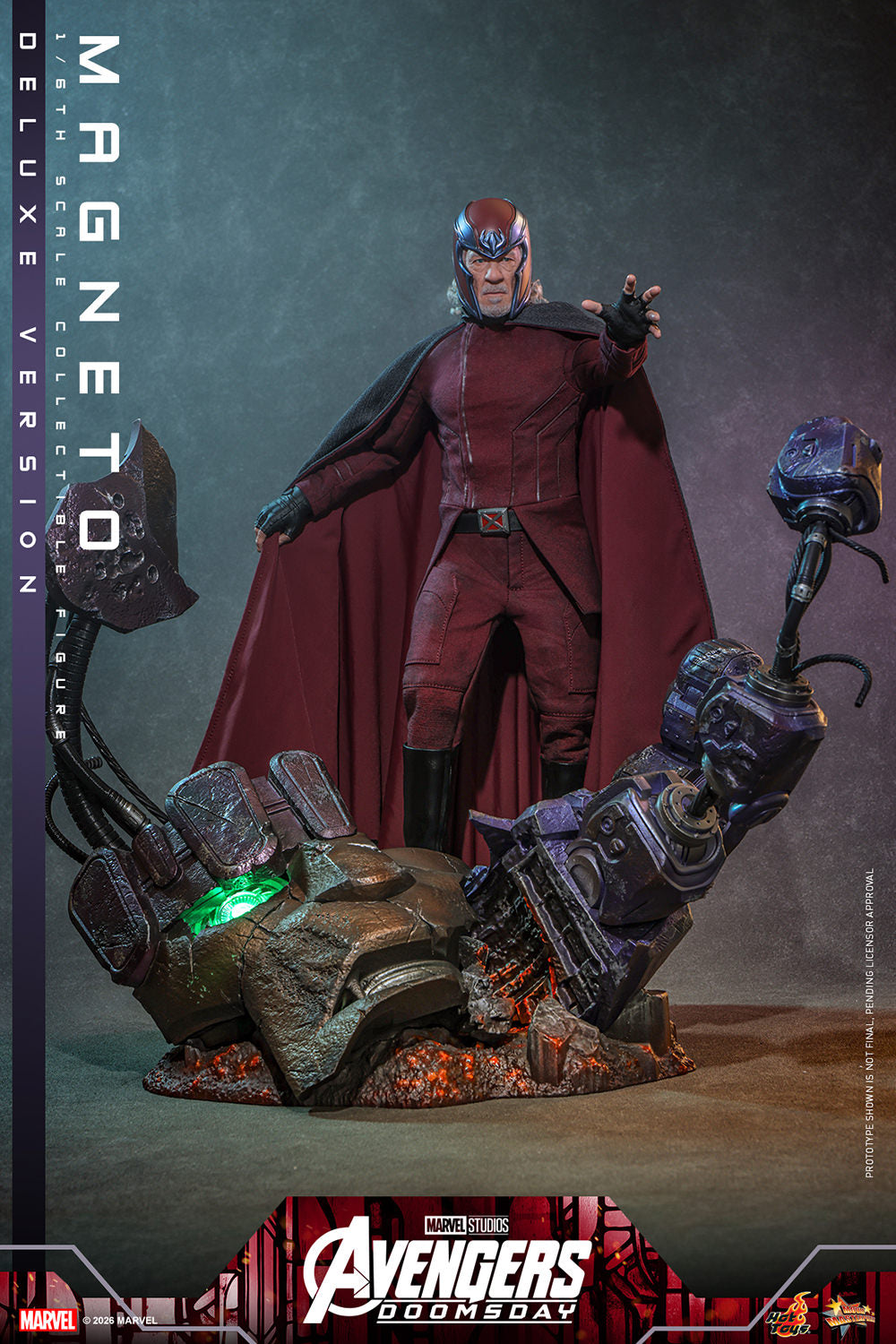 Hot Toys Magneto (Deluxe) - Avengers Doomsday 1/6 Action Figure