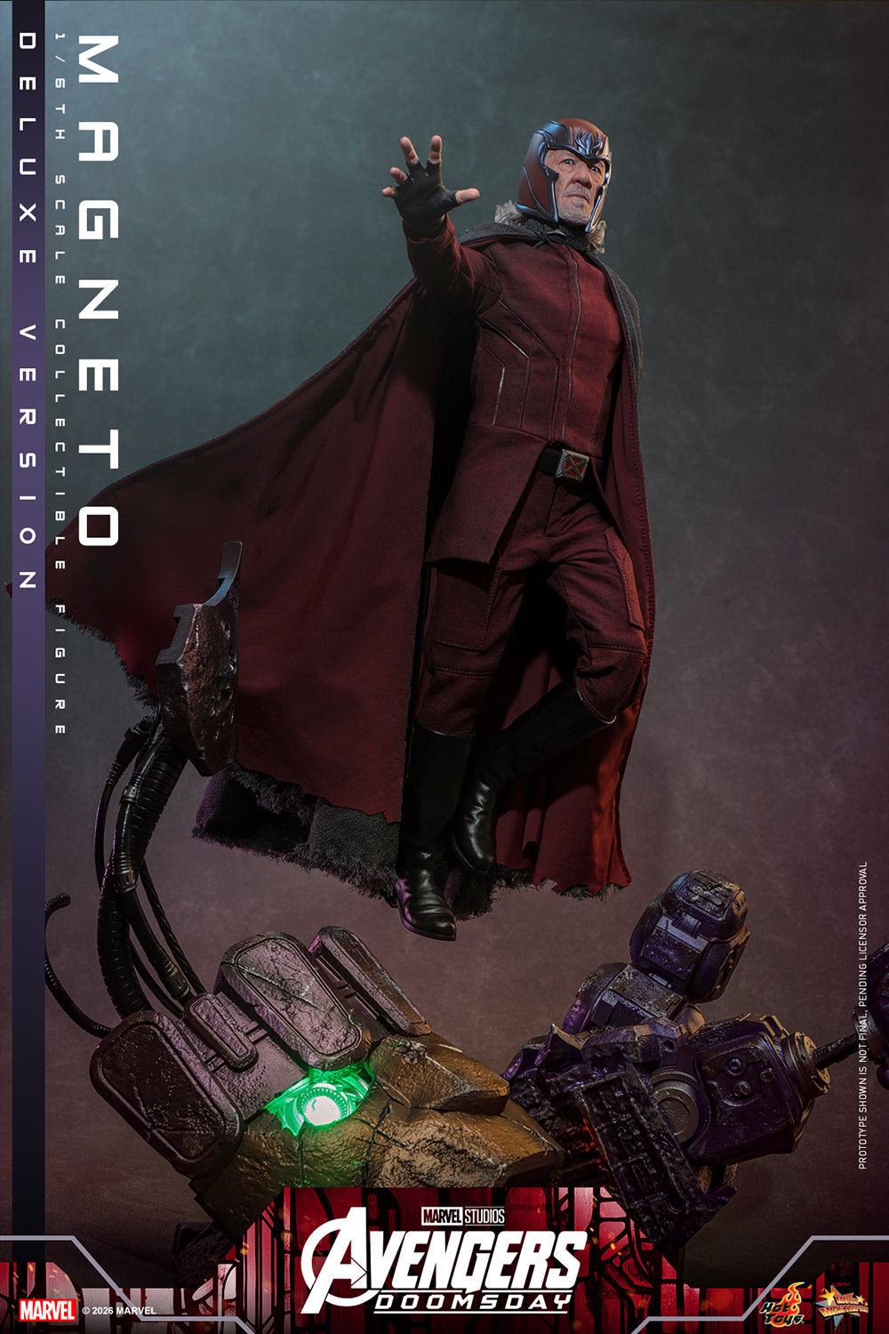 Hot Toys Magneto (Deluxe) - Avengers Doomsday 1/6 Action Figure