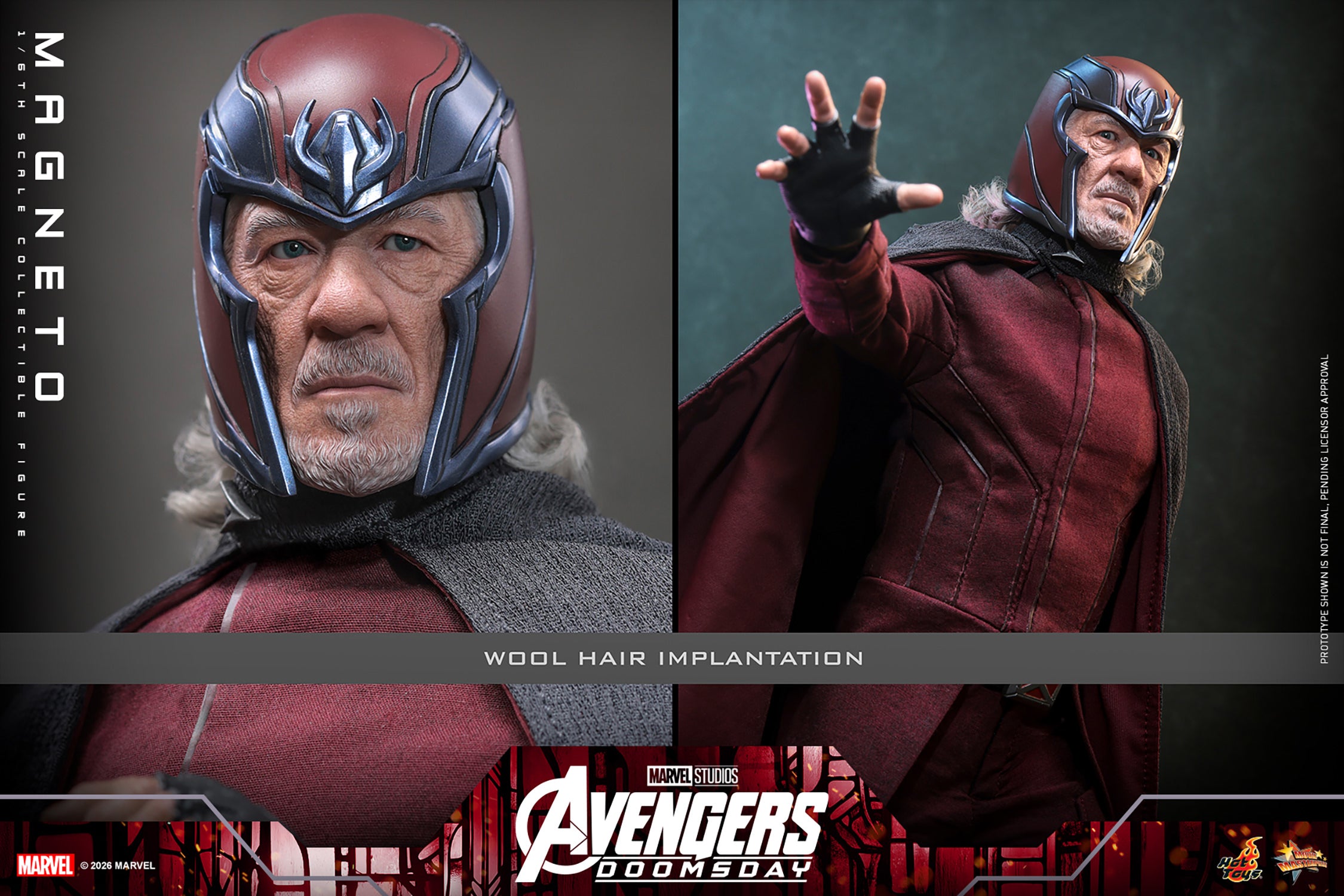 Hot Toys Magneto - Avengers Doomsday 1/6 Action Figure