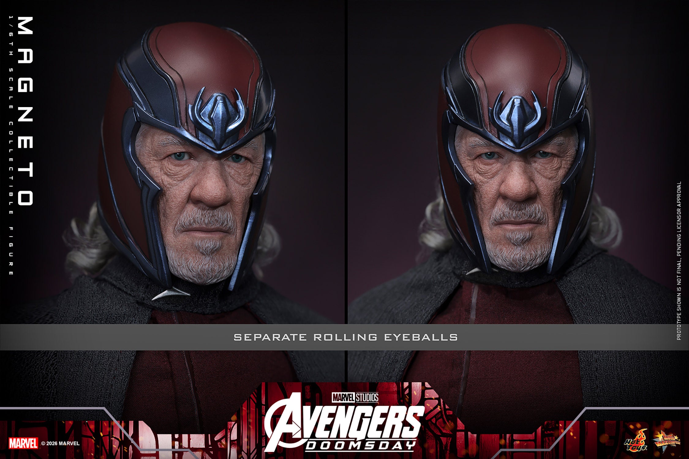 Hot Toys Magneto - Avengers Doomsday 1/6 Action Figure