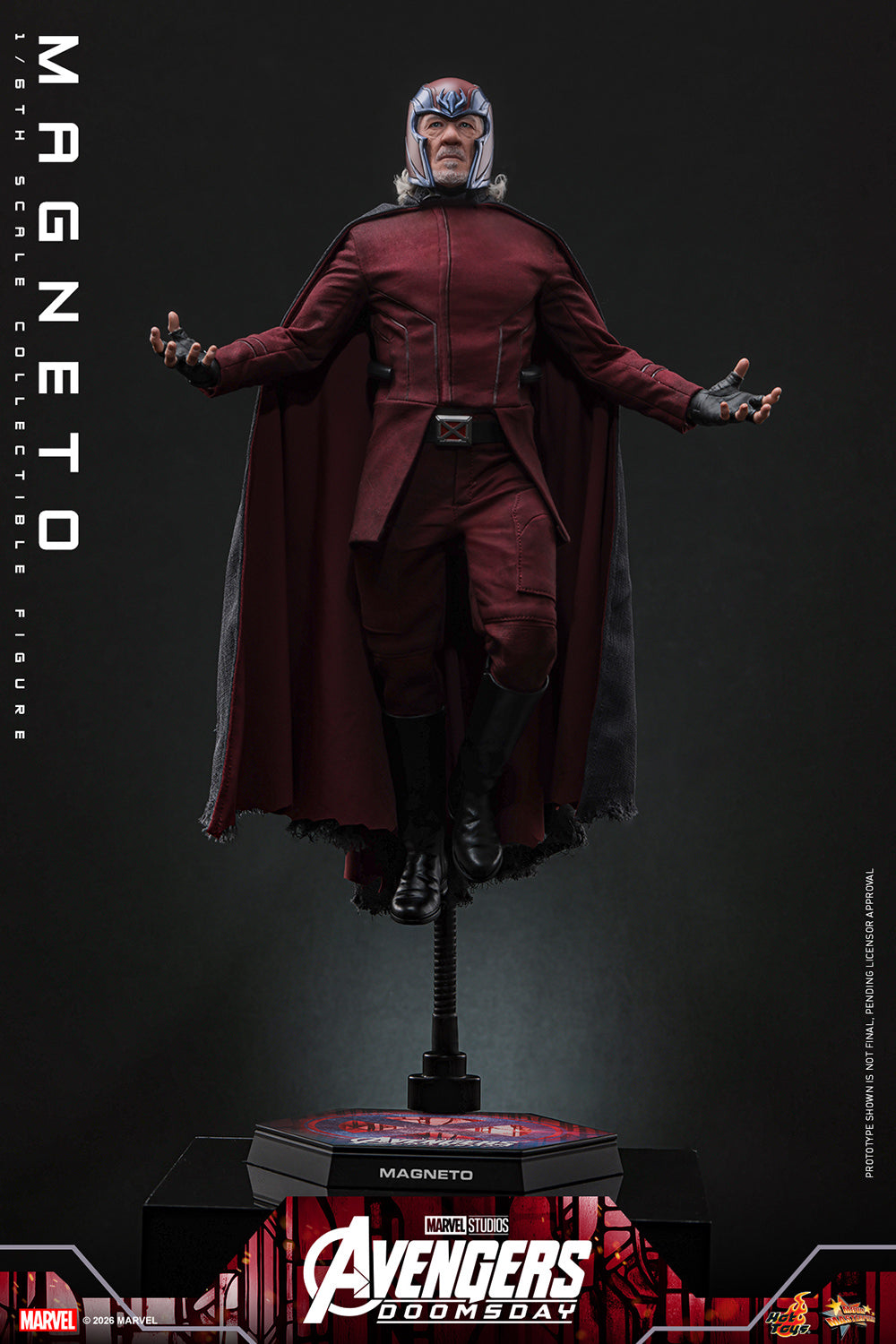 Hot Toys Magneto - Avengers Doomsday 1/6 Action Figure